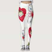 Valentinstag Leggings Lange (Vorderseite)