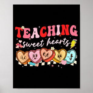 Valentinstag Lehre Süße Herzen Lehrer Männer Fraue Poster
