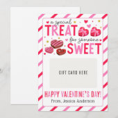 Valentinstag-Lehrergeschenkkartenhalter Einladung (Vorne/Hinten)