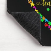 Valentinstag Lehrerin Autismus Bewusstsein 100 Tag Mousepad (Ecke)