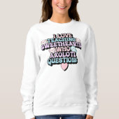 Valentinstag Lehrerin Axolotl Sweethearts Sweatshirt (Vorderseite)