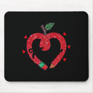 Valentinstag Lehrerin Herz Frauen Inspiration Mousepad