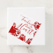 Valentinstag Lehrerin Wertschätzung Geschenkanhänger (Beispiel)