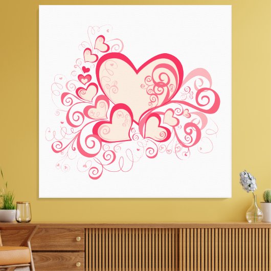 Valentinstag Leinwand (Insitu (Wohnzimmer))