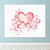 Valentinstag Leinwand (Insitu (Holzboden))