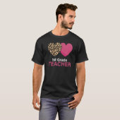 Valentinstag Leopard Cheetah T-Shirt (Vorne ganz)