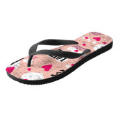 Valentinstag-Liebe Badesandalen (Schrägansicht)