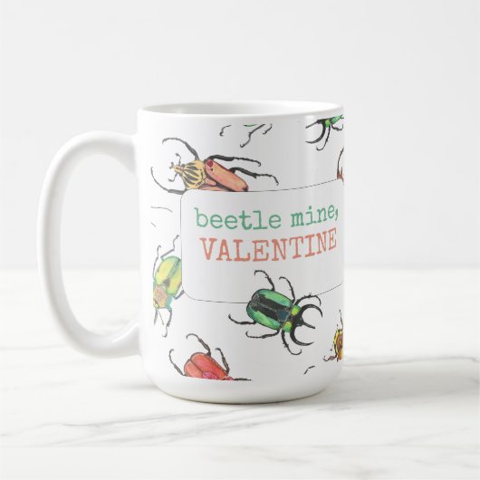 Valentinstag Liebe Bugs Kaffeetasse (Links)