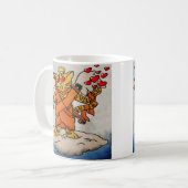 Valentinstag Liebe Cupid Kaffeetasse (Vorderseite Links)