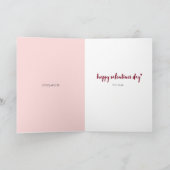 Valentinstag | Liebe erobert alle Feiertagskarte (Innenseite)