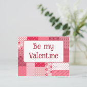 Valentinstag-Liebe Feiertagskarte (Stehend Vorderseite)