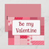 Valentinstag-Liebe Feiertagskarte (Vorne/Hinten)