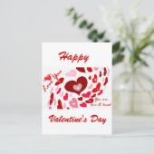 Valentinstag,Liebe_ Feiertagspostkarte (Stehend Vorderseite)