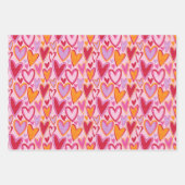 Valentinstag / Liebe Geschenk Wrap Set Geschenkpapier Set (Vorderseite)