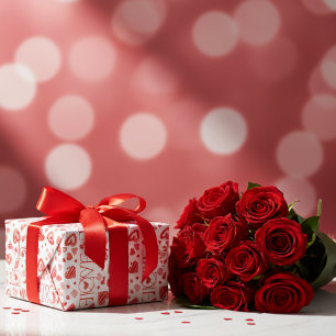 Valentinstag-Liebe Geschenkpapier