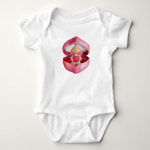 VALENTINSTAG LIEBE GNOMES BABY STRAMPLER