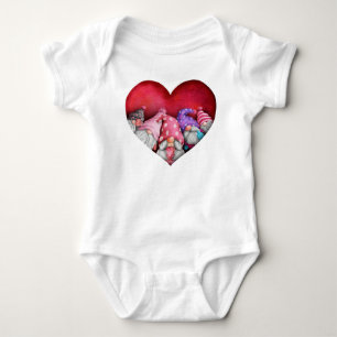 VALENTINSTAG LIEBE GNOMES BABY STRAMPLER