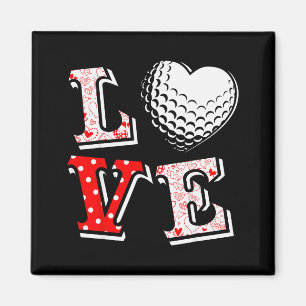Valentinstag Liebe Golf Herz Valentinstag Frauen M Magnet