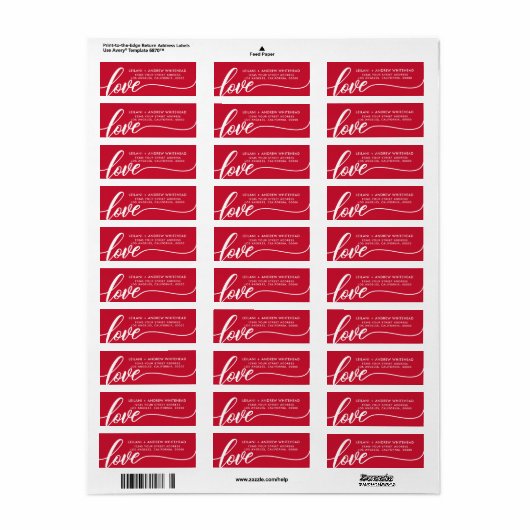 Valentinstag Liebe Handschrift (Vorne)