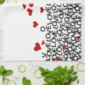 Valentinstag Liebe Handtuch (Gefaltet)