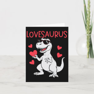 Valentinstag Liebe Heart Dinosaur Lovesaurus T-re Karte