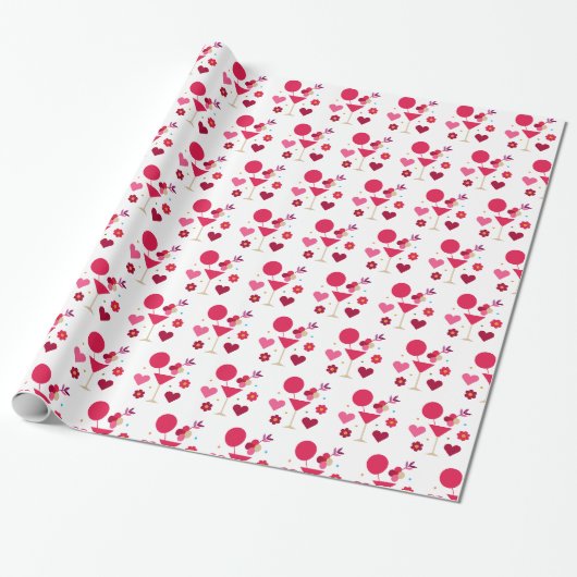 Valentinstag Liebe & Herz Geschenkpapier (Ungerollt)