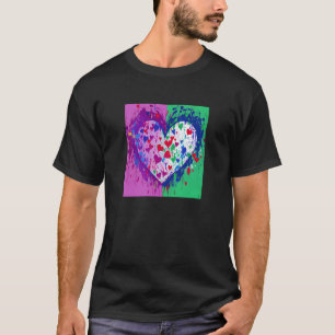 Valentinstag Liebe Herz Girlfriend Fiancée Ehefrau T-Shirt