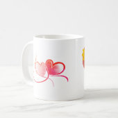 Valentinstag, Liebe, Herz Kaffeetasse (Vorderseite Links)