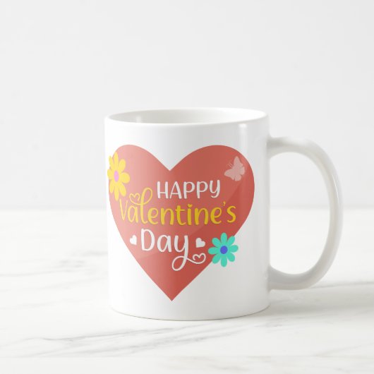 Valentinstag, Liebe, Herz Kaffeetasse (Rechts)