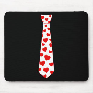 Valentinstag Liebe Herz Krawatte Niedlich Jungs Mä Mousepad