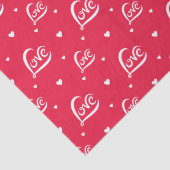 Valentinstag Liebe Herz Seidenpapier (Detail)