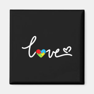 Valentinstag Liebe Herzautismus Bewusstseinsstörun Magnet
