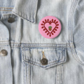 Valentinstag Liebe Herzenslust Button (Beispiel)