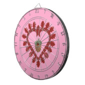 Valentinstag Liebe Herzenslust Dartscheibe (Vorderseite rechts)