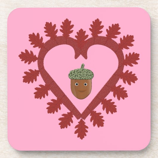Valentinstag Liebe Herzenslust Getränkeuntersetzer (Vorderseite)
