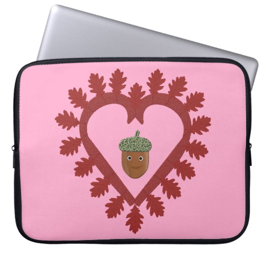 Valentinstag Liebe Herzenslust Laptopschutzhülle (Vorderseite)