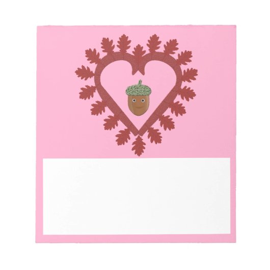 Valentinstag Liebe Herzenslust Notizblock (Vorderseite)
