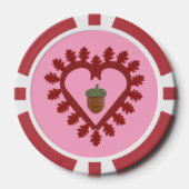 Valentinstag Liebe Herzenslust Pokerchips (Vorderseite)