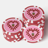 Valentinstag Liebe Herzenslust Pokerchips (Stapel)