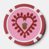 Valentinstag Liebe Herzenslust Pokerchips (Rückseite)
