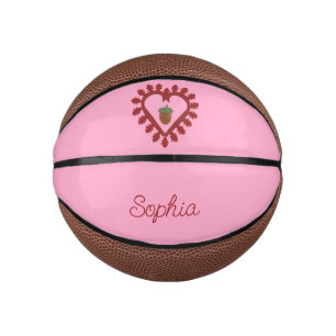 Valentinstag Liebe Herzogin Individuelle Name Mini Basketball