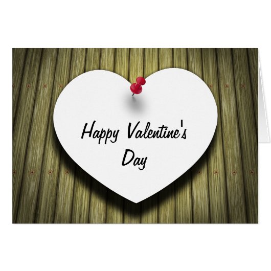 Valentinstag Liebe Herzstück (Vorderseite (Horizontal))