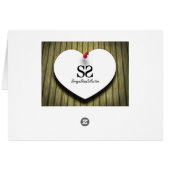 Valentinstag Liebe Herzstück (Rückseite Horizontal)