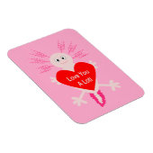 Valentinstag Liebe Herzstück Axolotl Magnet (Rechte Seite)
