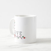 Valentinstag-Liebe Kaffeetasse (Vorderseite Links)