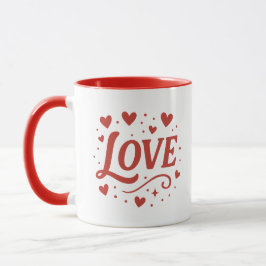 Valentinstag-Liebe-Kaffeetasse Tasse
