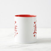 Valentinstag-Liebe-Kaffeetasse Tasse (Zentrum)
