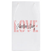 Valentinstag Liebe Kleine Geschenktasche Kleine Geschenktüte (Rückseite)