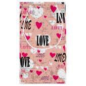 Valentinstag-Liebe Kleine Geschenktüte (Rückseite)