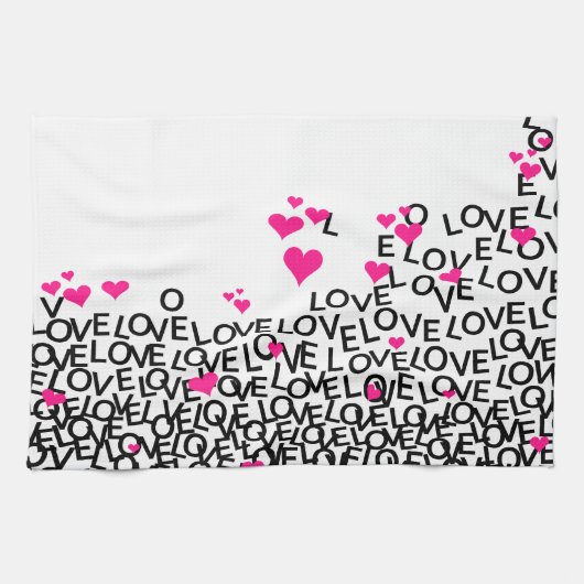 Valentinstag Liebe Küchentücher (Horizontal)